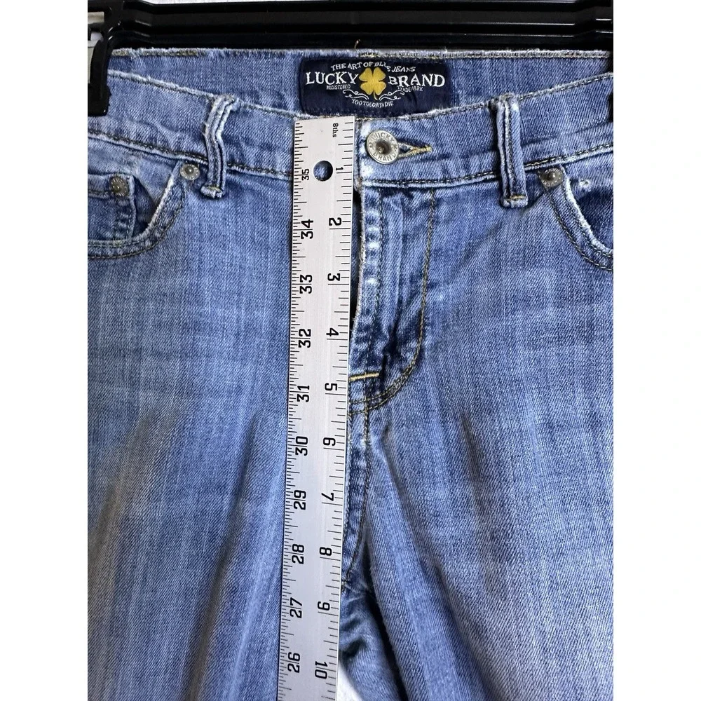 Lucky Brand Jeans Womens 8 / 29 Blue Sweet N Low Flared Denim Pants (30x30) - Picture 7 of 11